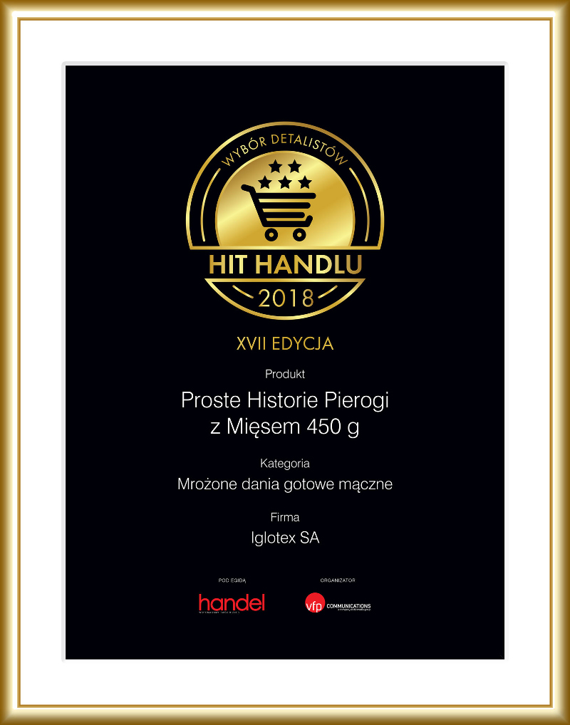Dyplom Hit Handlu 2018