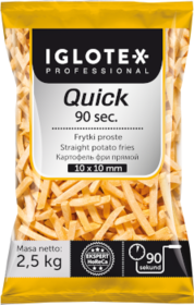 Frytki Quick 90 sec. proste 10x10