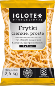 Frytki cienkie proste 7x7